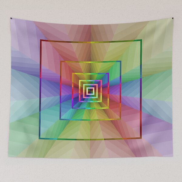 Item preview, Geometric Layout In Multi-Color, Geometric Abstraction, Abstract Art designed and sold by DDJust4U.