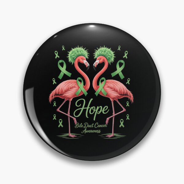 Item preview, Flamingo Bile Duct Cancer Awareness designed and sold by Catharsiscath.