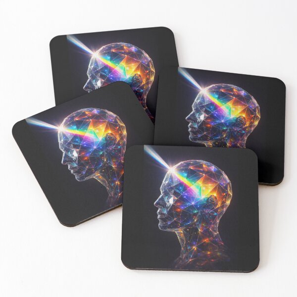 Item preview, Prismatic Mind – Crystal Geometric Art designed and sold by DigitalDropArts .