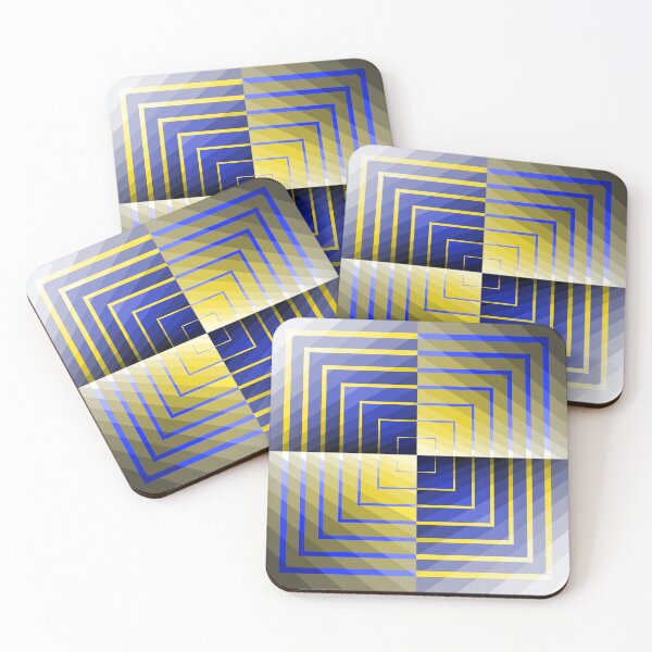 Item preview, Asymmetric Design, Blue, Yellow, Geometric Abstraction, Abstract Art designed and sold by DDJust4U.