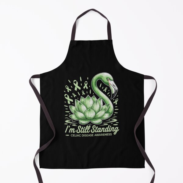 Item preview, Flamingo Green Ribbon Celiac Disease Awareness designed and sold by Catharsiscath.