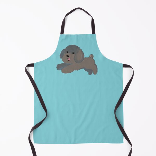 Item preview, Running Toy poodle Blue gray designed and sold by tayaan.