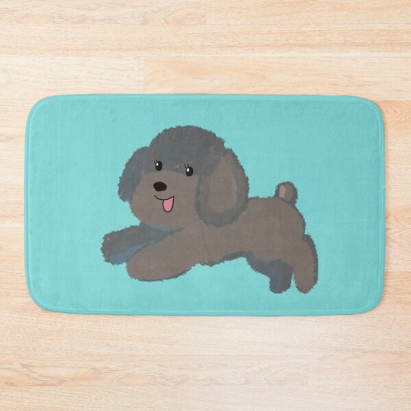Item preview, Running Toy poodle Blue gray designed and sold by tayaan.