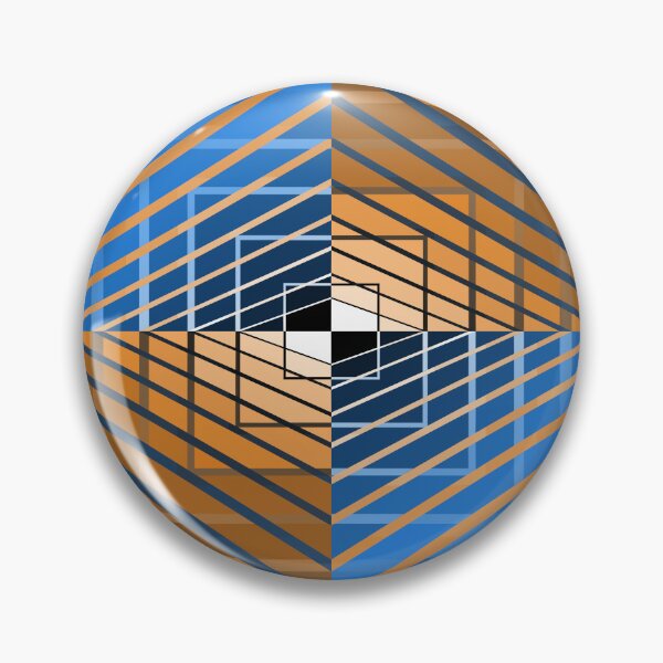 Item preview, Asymmetric Design, Blue and Brown, Geometric Abstraction, Abstract Art designed and sold by DDJust4U.