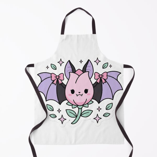Item preview, Kawaii Pastel Goth Bat Flower Spooky Cute Botanical Hybrid Sticker designed and sold by StickyGuys.