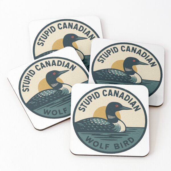 Item preview, stupid canadian wolf bird designed and sold by vickiedaven.
