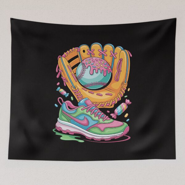 Item preview, Ice Cream Drip Baseball Stuff Baseball Drip For Boys Graphic designed and sold by HesterFoley.