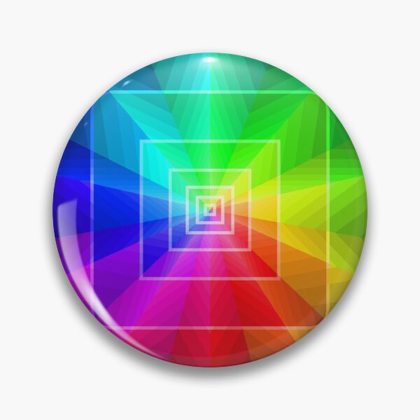 Item preview, Ten Point Star, Geometric Abstraction in Multi-Color, Abstract Art designed and sold by DDJust4U.