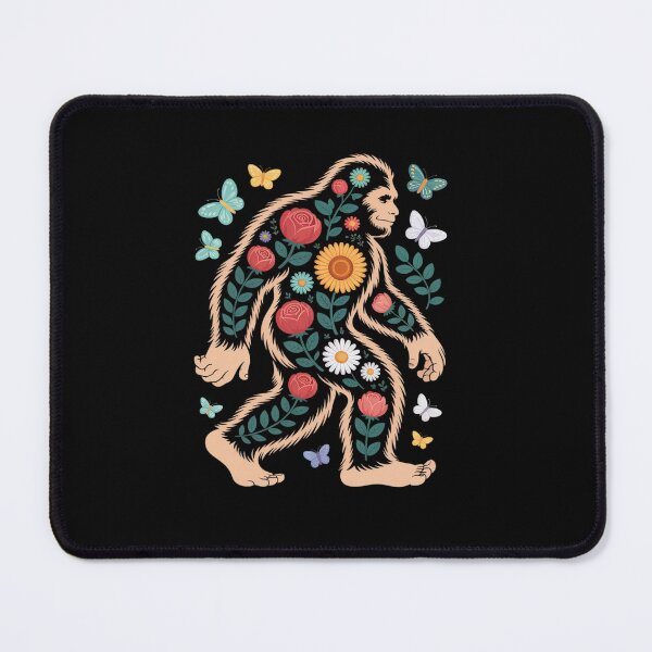 Item preview, Floral Bigfoot Colorful Flowers Sasquatch Lover designed and sold by Catharsiscath.