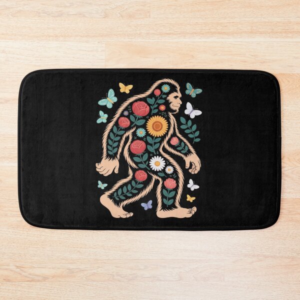 Item preview, Floral Bigfoot Colorful Flowers Sasquatch Lover designed and sold by Catharsiscath.
