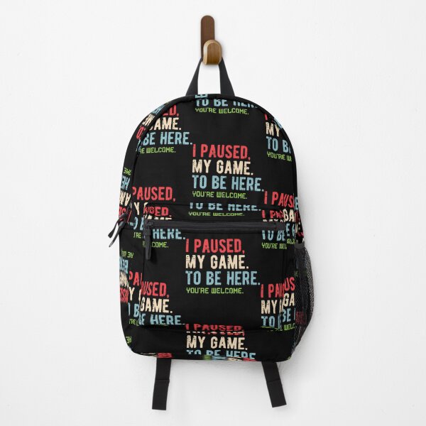 Item preview, Paused, Game, Retro, Gamer, Men, Boys, Kid, Welcome designed and sold by elihletoriong.