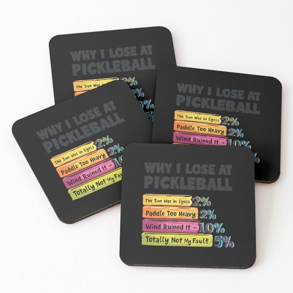 Item preview, Why I Lose at Pickleball (Funny Stats) designed and sold by ganeinnea6.