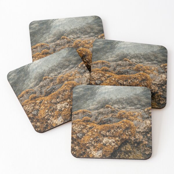 Item preview, Copper Lichen Above Blue Water designed and sold by druidwolfart.