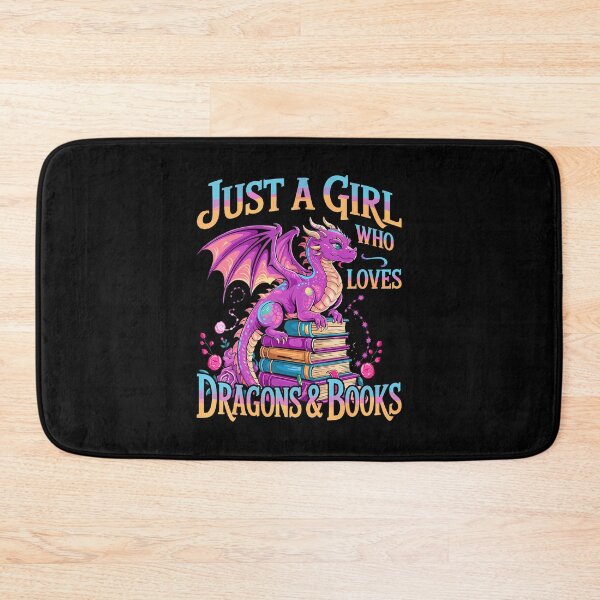Item preview, Just A Girl Who Loves Dragons And Books Dragon Reading designed and sold by elihletoriong.