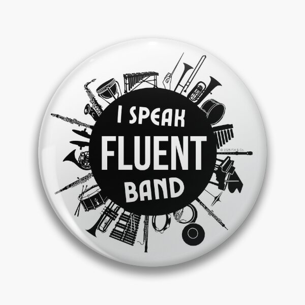 Item preview, I Speak Fluent Band - Black/White designed and sold by Flit & Co..