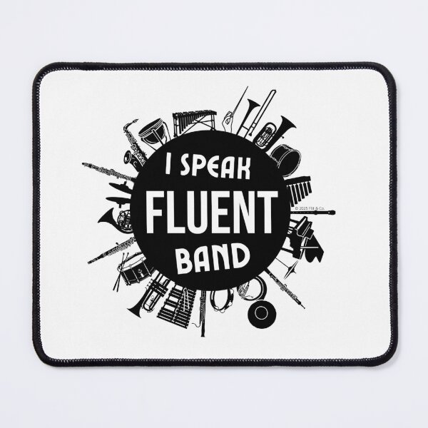 Item preview, I Speak Fluent Band - Black/White designed and sold by Flit & Co..