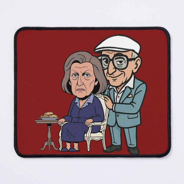 Item preview, The Sopranos Family Cuties - LIVIA & UNCLE JUNIOR - "The Cute Green Grove Conspiracy" designed and sold by CleverCulture.
