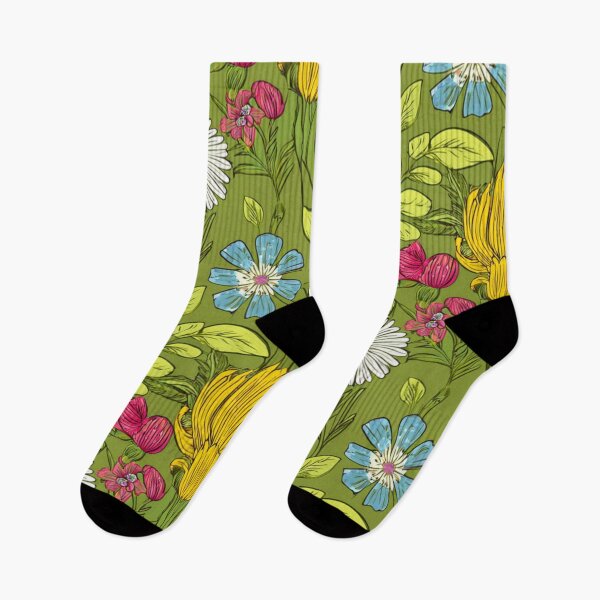 Item preview, Vintage Wildflower Meadow Botanical Pattern designed and sold by adlkh.