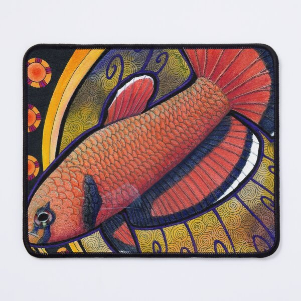 Item preview, Vibrant Gourami in Aquatic Paradise designed and sold by Danielaadvant.