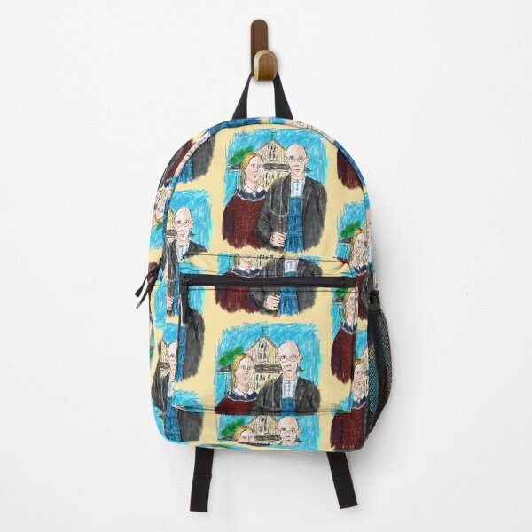 Item preview, American Gothic In Crayon designed and sold by Kate Miller Illustrator.