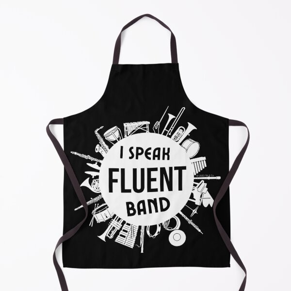 Item preview, I Speak Fluent Band - White/Black designed and sold by Flit & Co..