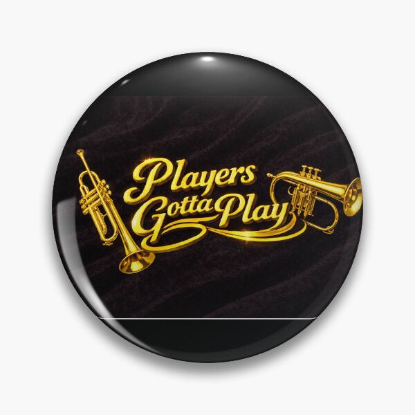Item preview, Players Gotta Play – Gold Trumpet & Flugelhorn on Black Velvet designed and sold by MySheetMusicArt.