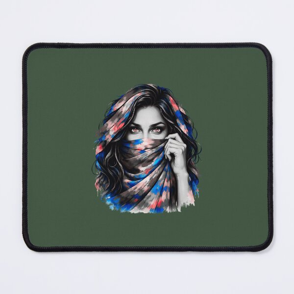 Item preview, Woman Lifting the Scarf designed and sold by LaPaz361.