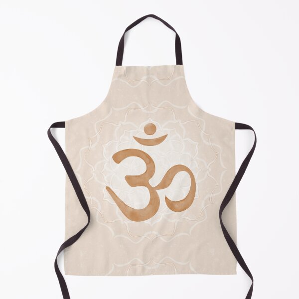 Item preview, OM Mandala Light Watercolor Bija - Rust designed and sold by Irene Estelle.