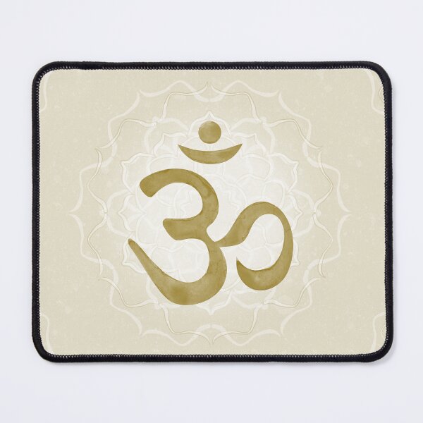Item preview, OM Mandala Light Watercolor Bija - Ochre designed and sold by Irene Estelle.