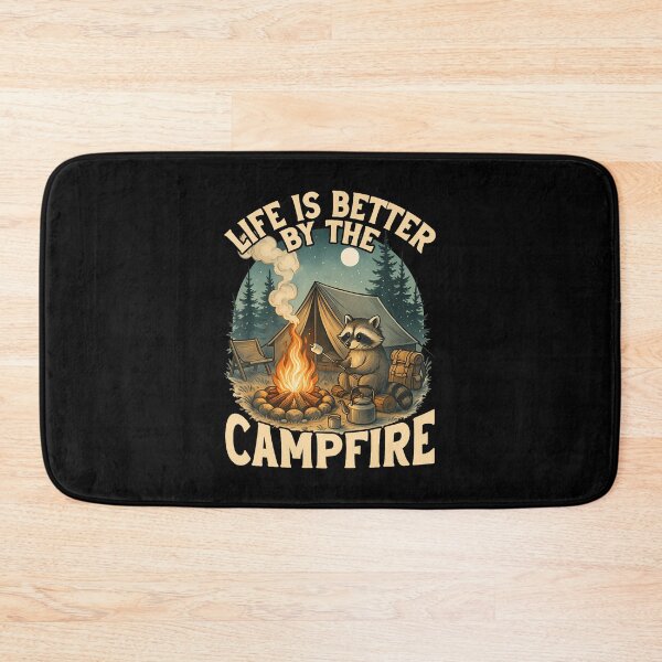Item preview, Life Is Better By The Campfire Smores Funny Raccoon Camping designed and sold by pfanodlnazb.