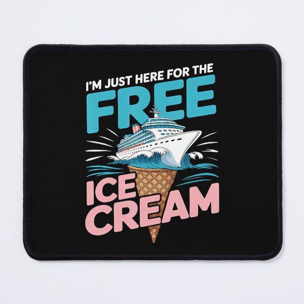 Item preview, I'M Just Here For The Free Ice Cream Funny Cruise 2026 designed and sold by prabuniard.