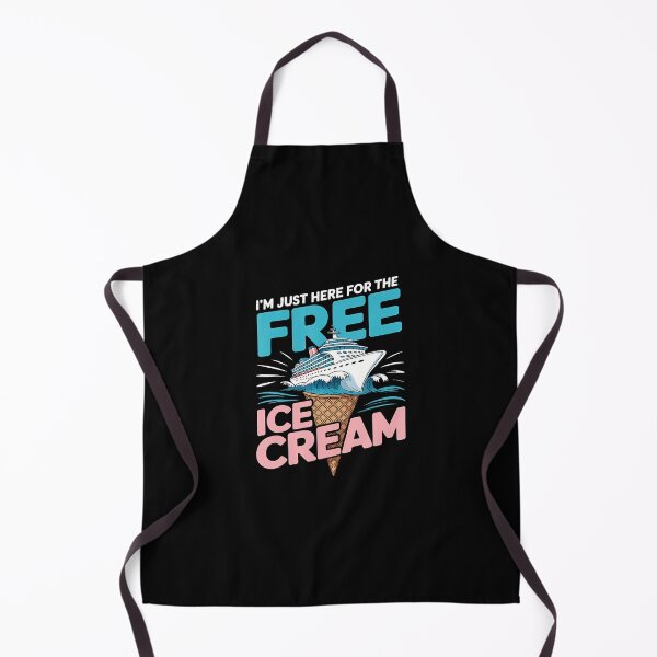 Item preview, I'M Just Here For The Free Ice Cream Funny Cruise 2026 designed and sold by prabuniard.