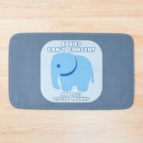 Item preview, Babies Can't Consent - Protect Little Trunks - Atheist Animals designed and sold by EvergreenRevolt.