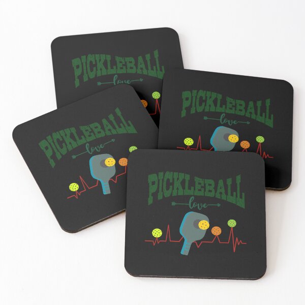 Item preview, Pickleball Love Sport Heartbeat Pulse designed and sold by ganeinnea6.