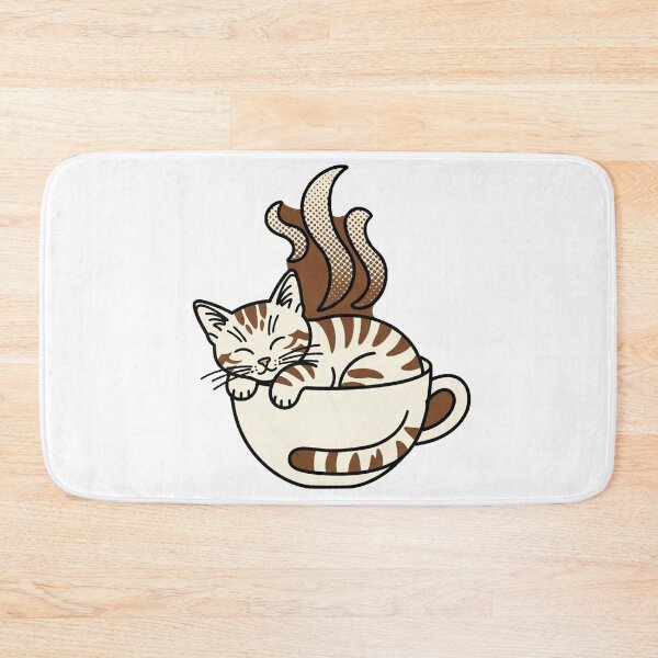 Item preview, Cozy Coffee Cat designed and sold by WhatevrWrksMrch.