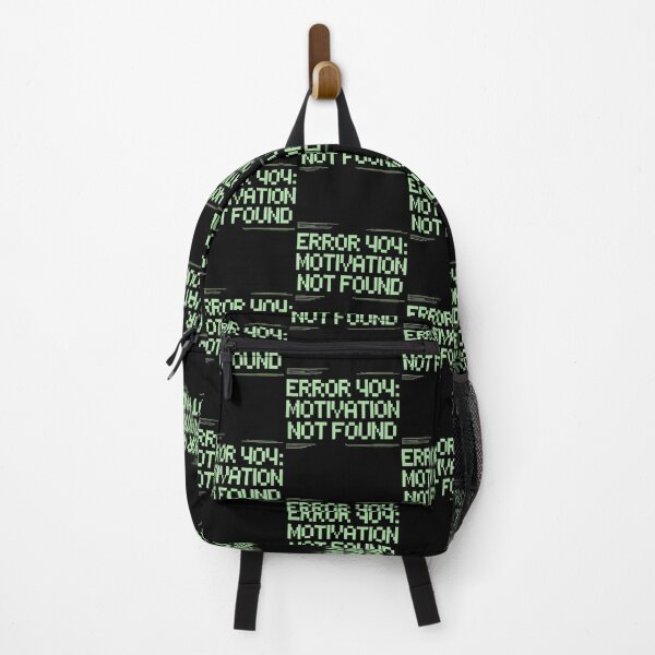 Item preview, Funny Humor Text Funny People Error 404 Motivation Not Found designed and sold by prabuniard.