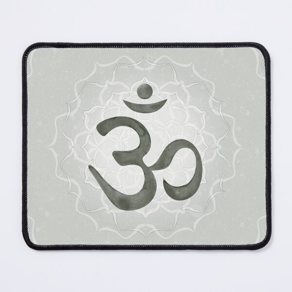 Item preview, OM Mandala Light Watercolor Bija - Pine designed and sold by Irene Estelle.