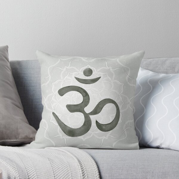 Item preview, OM Mandala Light Watercolor Bija - Pine designed and sold by Irene Estelle.
