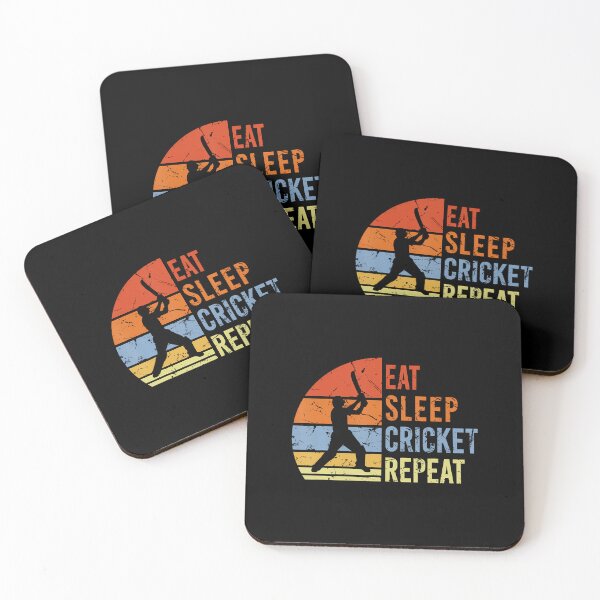 Item preview, Eat Sleep Cricket Repeat - Funny Cricket Game Men Boy designed and sold by elihletoriong.