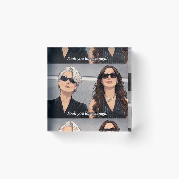 Item preview, Took you long enough: Miranda and Andy (fan art) designed and sold by PopCultureAndStuff.