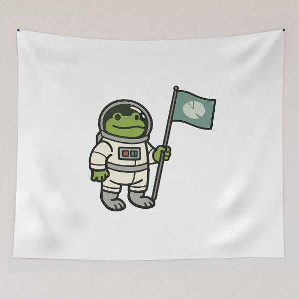 Item preview, Astronaut Frog designed and sold by WhatevrWrksMrch.