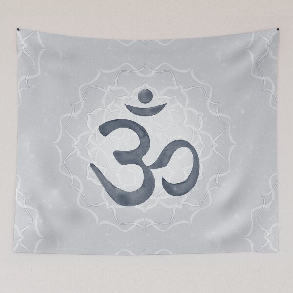 Item preview, OM Mandala Light Watercolor Bija - Dusk designed and sold by Irene Estelle.