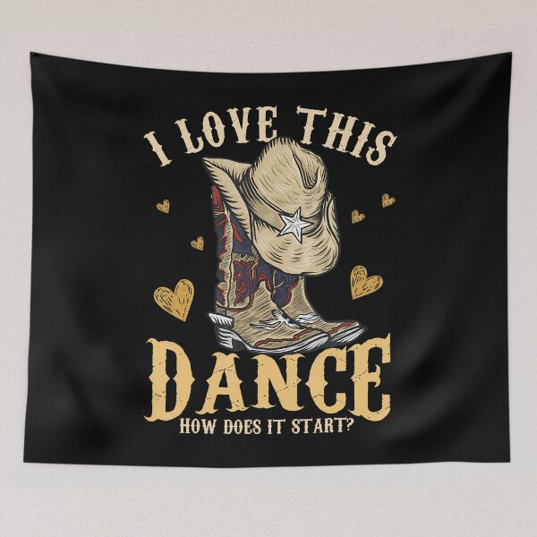 Item preview, How Does This Dance Start Funny Cowboy Line Dancer Country designed and sold by prabuniard.