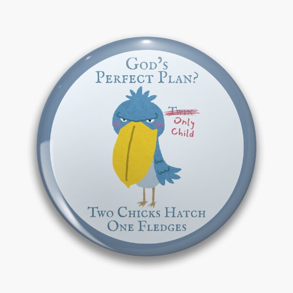 Item preview, God's Perfect Plan? - Twinsidious Shoebill Stork - Atheist Animals designed and sold by EvergreenRevolt.