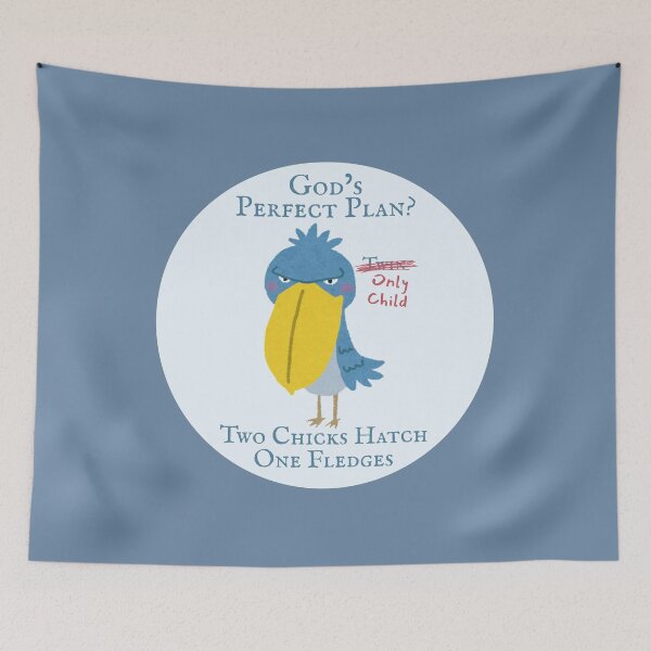 Item preview, God's Perfect Plan? - Twinsidious Shoebill Stork - Atheist Animals designed and sold by EvergreenRevolt.