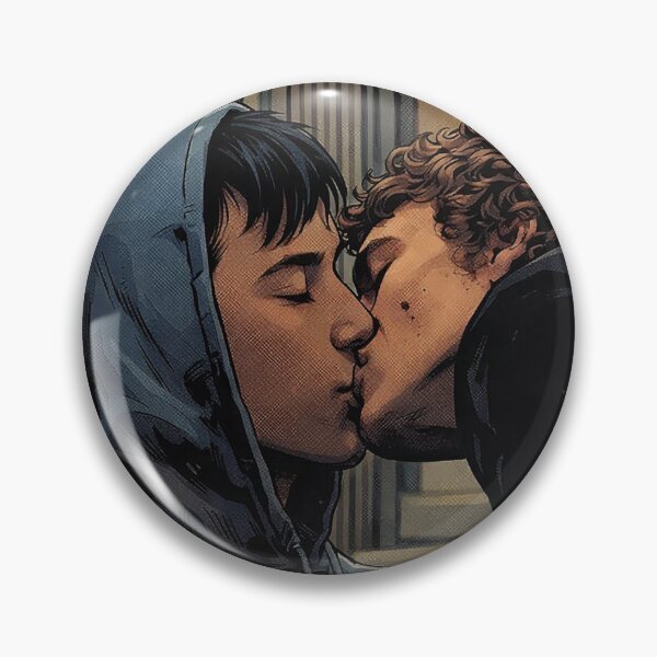 Item preview, Ilya and Shane kiss passionately in heated rivalry (fan art) designed and sold by PopCultureAndStuff.