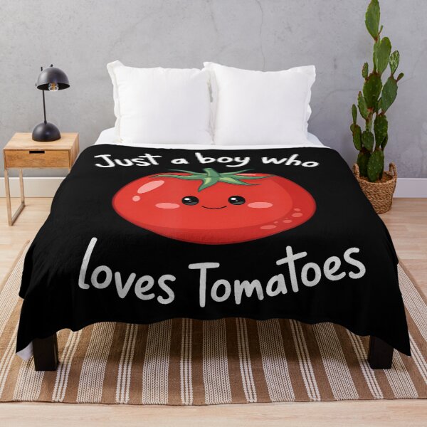 Item preview, Just A Boy Who Loves Tomatoes Cute Food Pun Tomato Lover designed and sold by prabuniard.