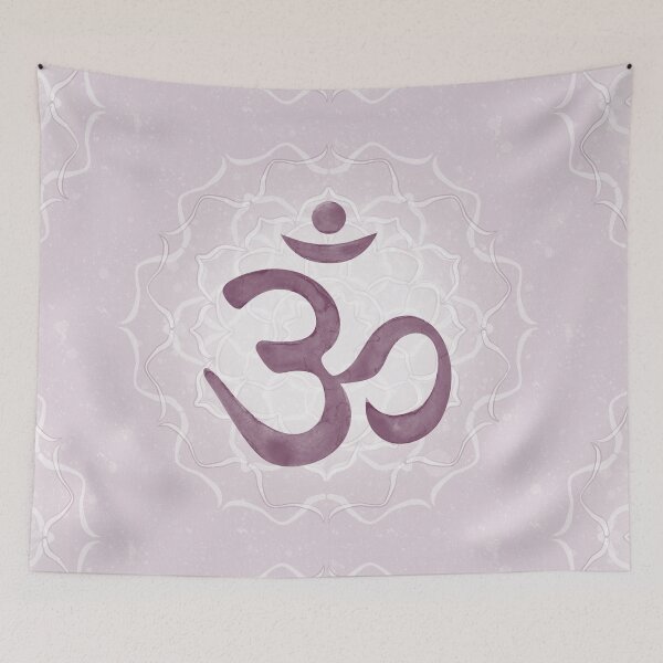 Item preview, OM Mandala Light Watercolor Bija - Beet designed and sold by Irene Estelle.