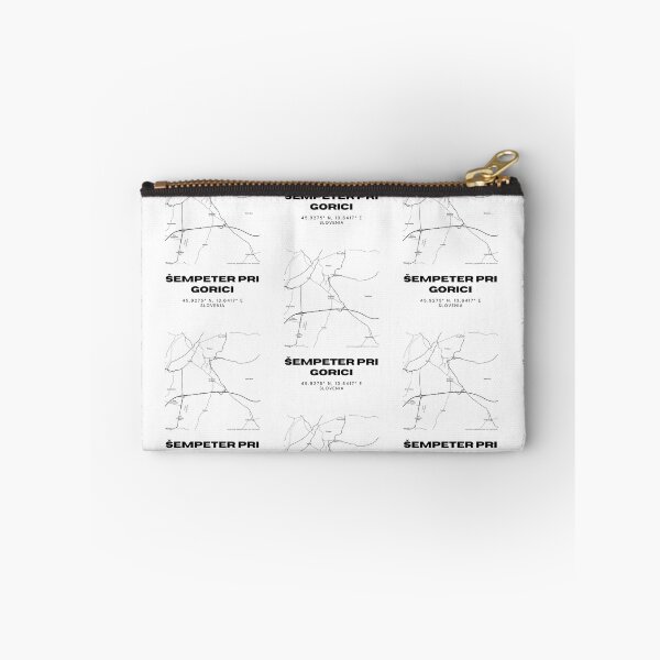 Item preview, Šempeter pri Gorici Slovenia Map Print | Coordinates Minimalist City Wall Art designed and sold by RM-Journey.