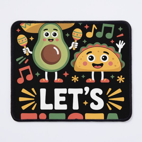 Item preview, Let's Fiesta Avocado and Tacos Cinco De Mayo Mexican Party designed and sold by KristieRamsey.